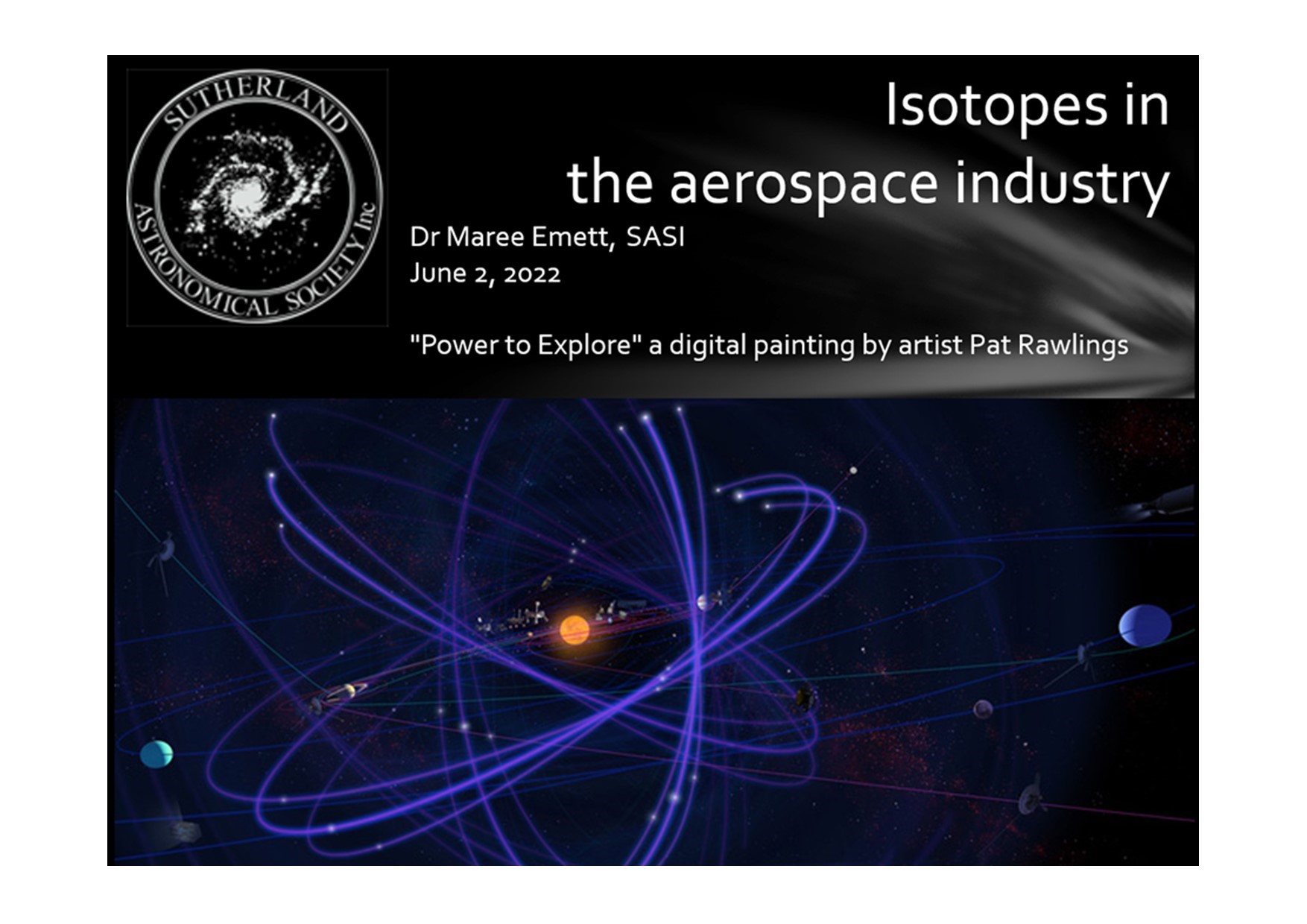 Dr Maree Emett Isotopes in the Aerospace Industry